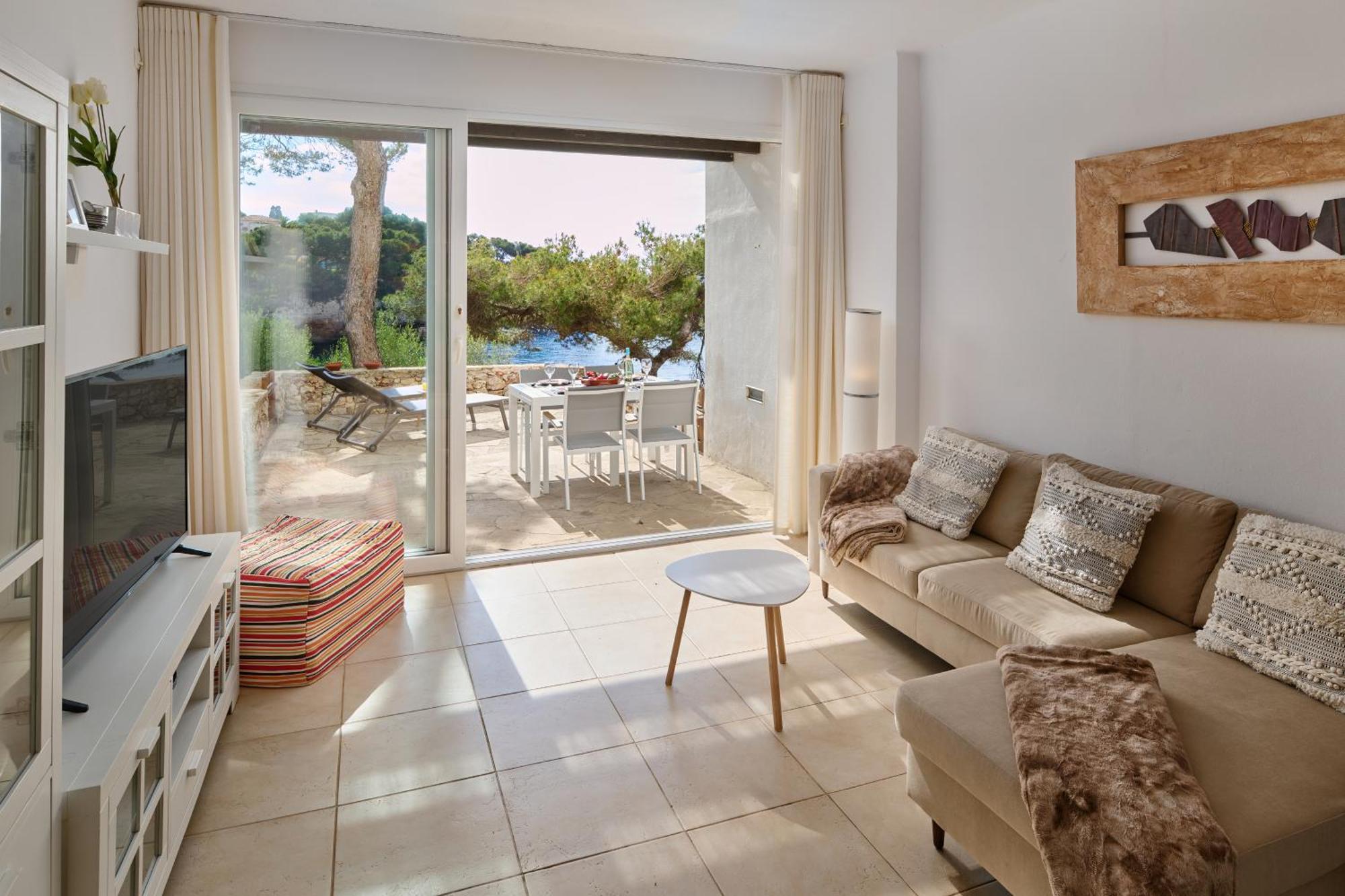 Sea Frontline Apartment 'Ernesto'. Pool. Wifi Santanyi Exterior photo